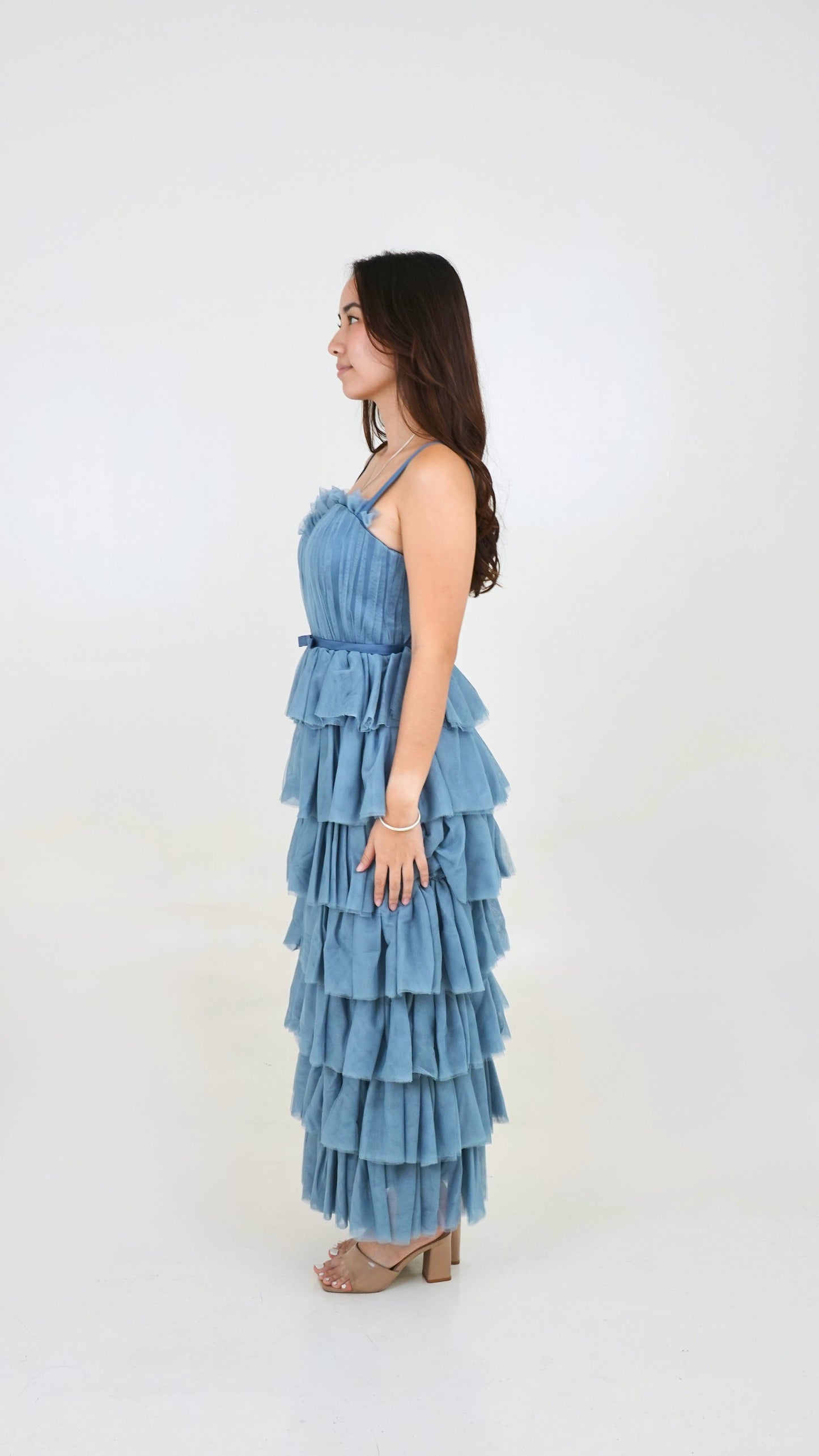 Allen Soco Valeriano | Blue tulle Dress
