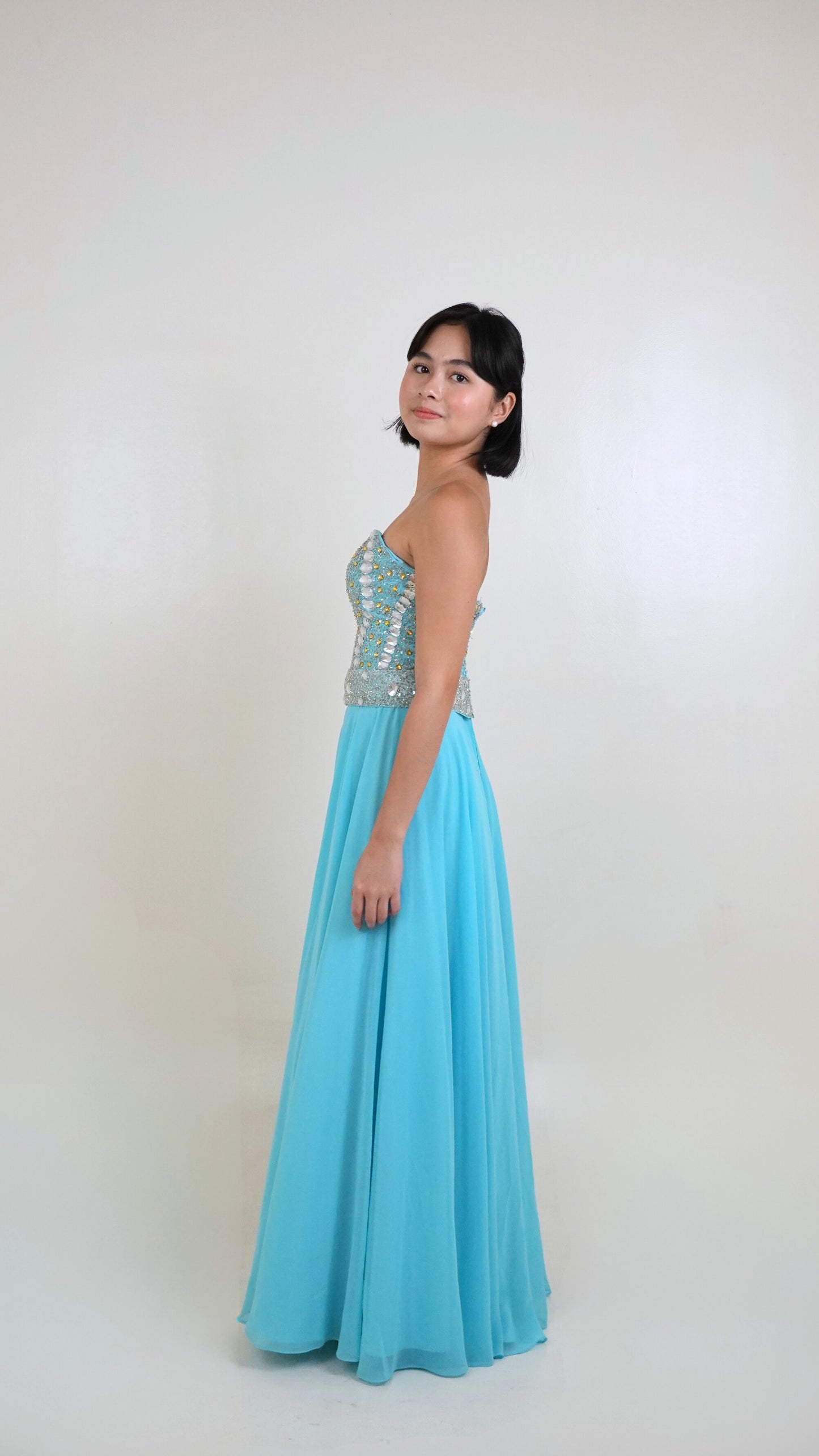 Wendell Quisido | Beaded Tube Maxi Dress