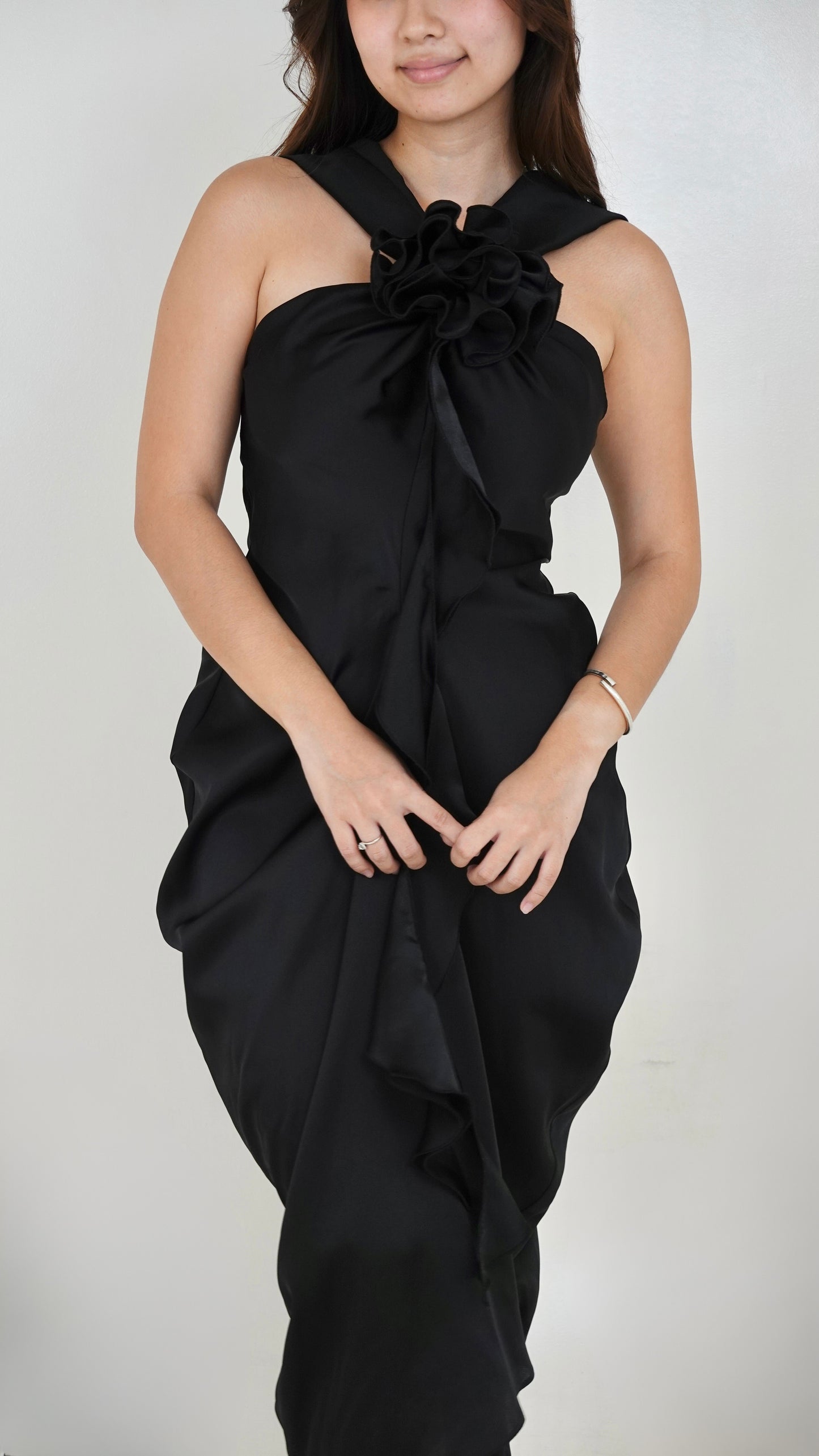 Must Hav | Halter Ruffle Dress