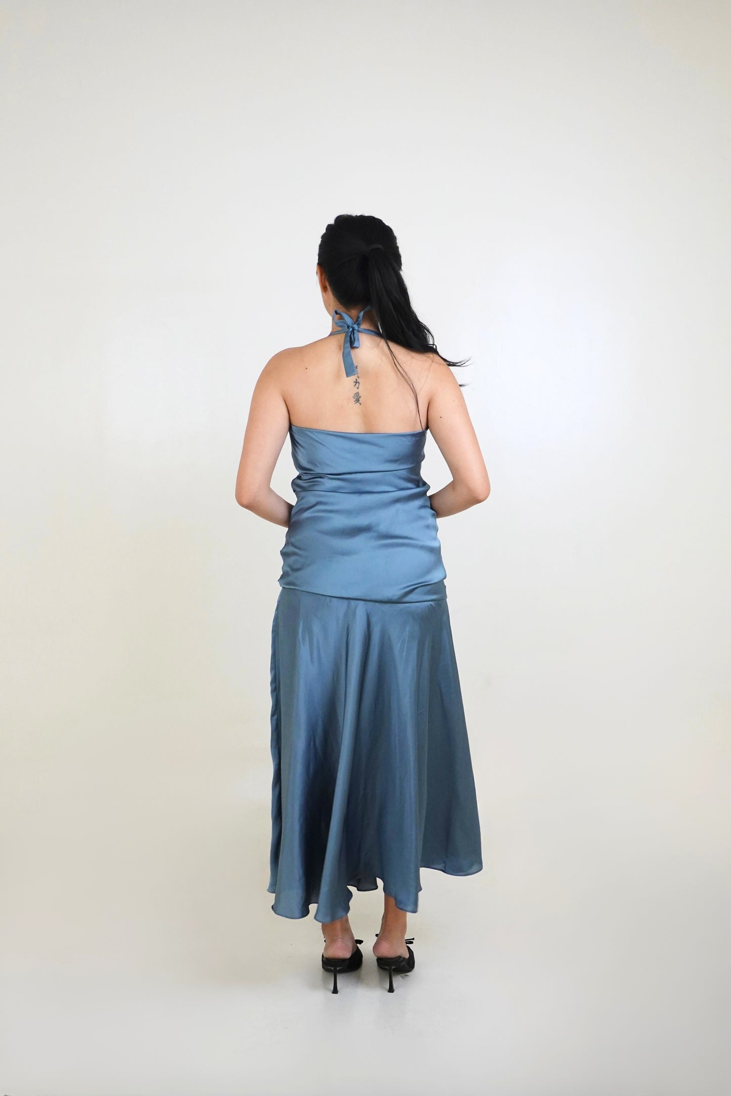 Jun Escario | Halter Backless Dress