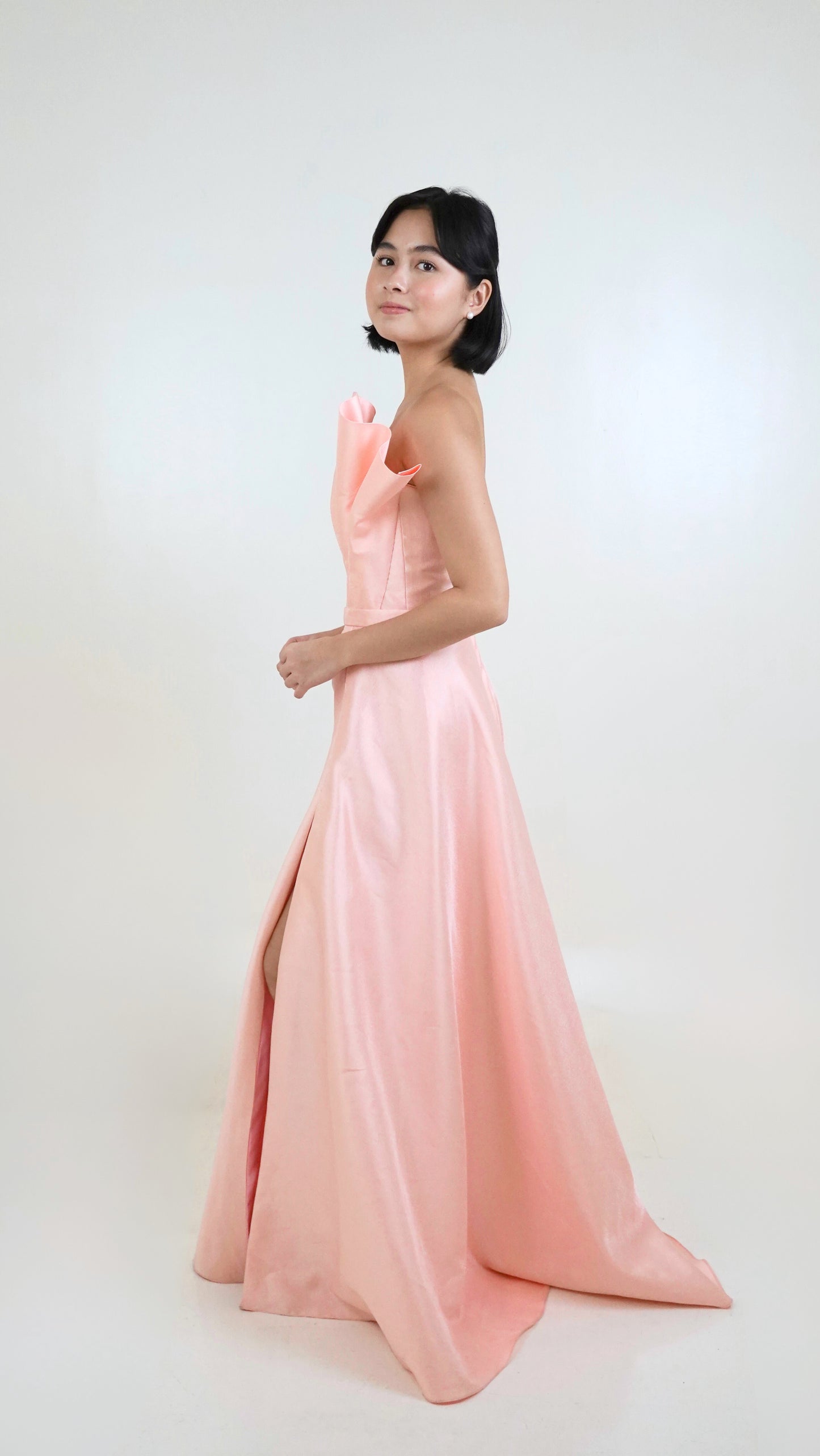Philipp Tampus | Pleated Tube Gown