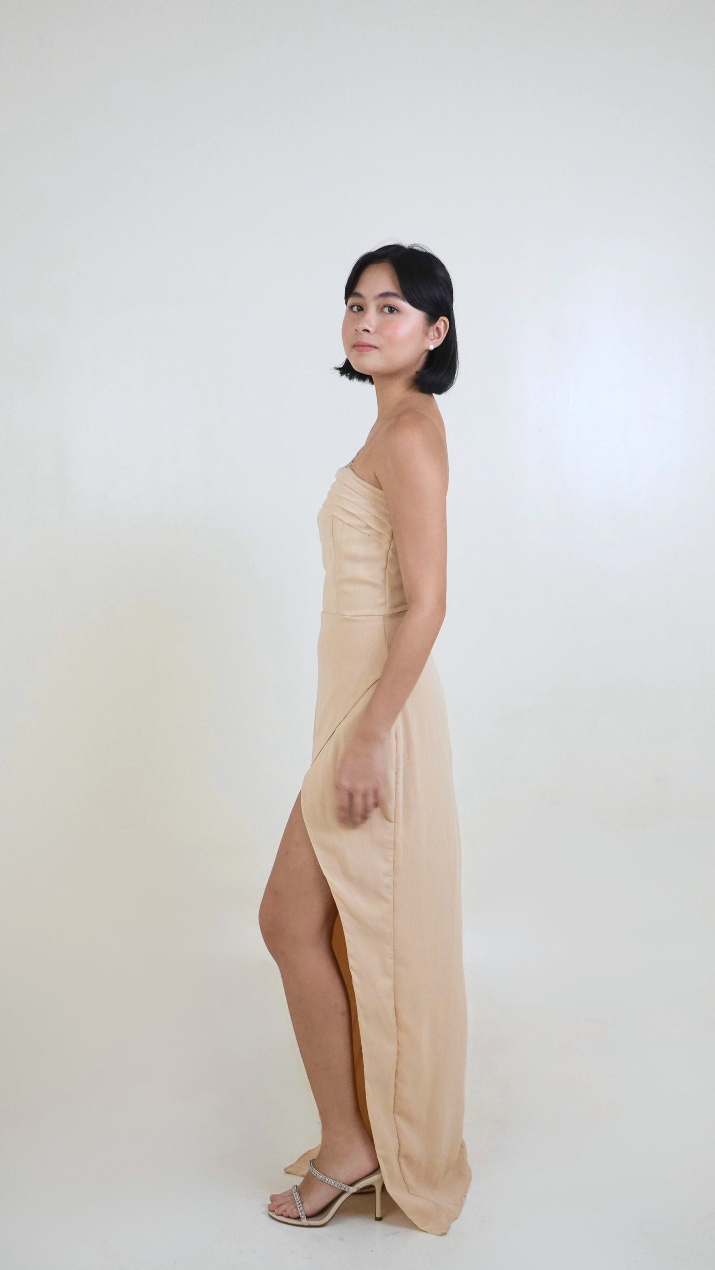 Eva Aguspina | One Shoulder Asymmetrical Gown