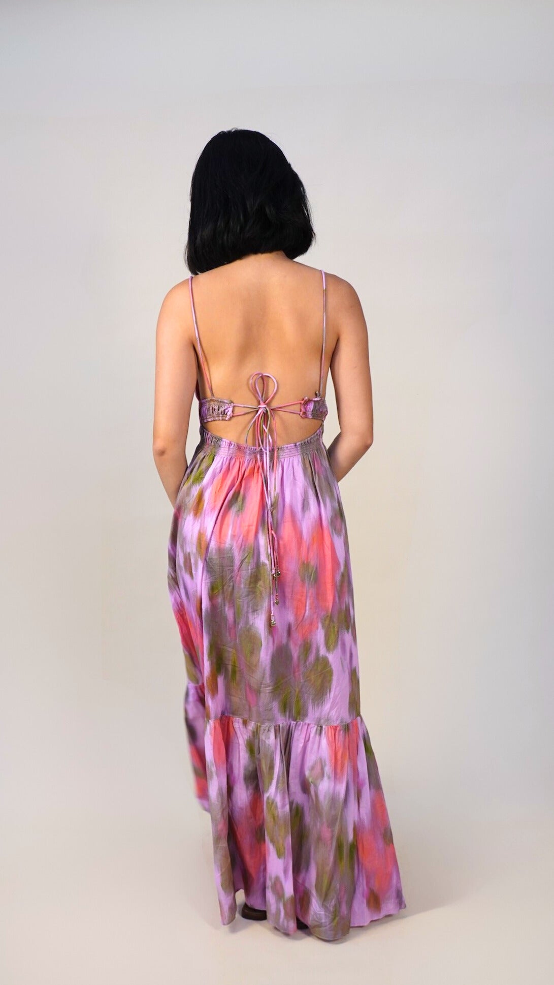 ZARA | Tie-dye maxi dress