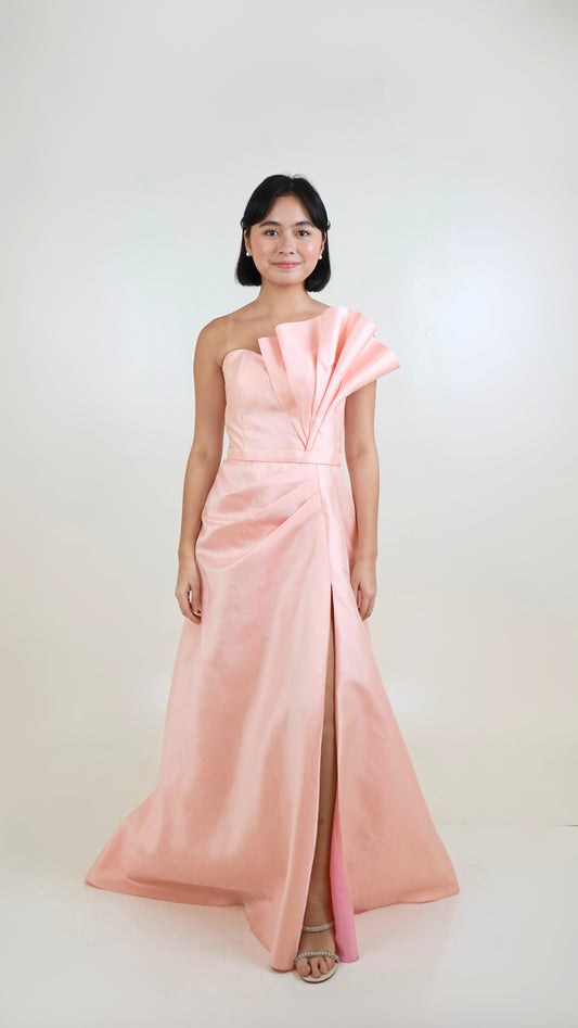 Philipp Tampus | Pleated Tube Gown