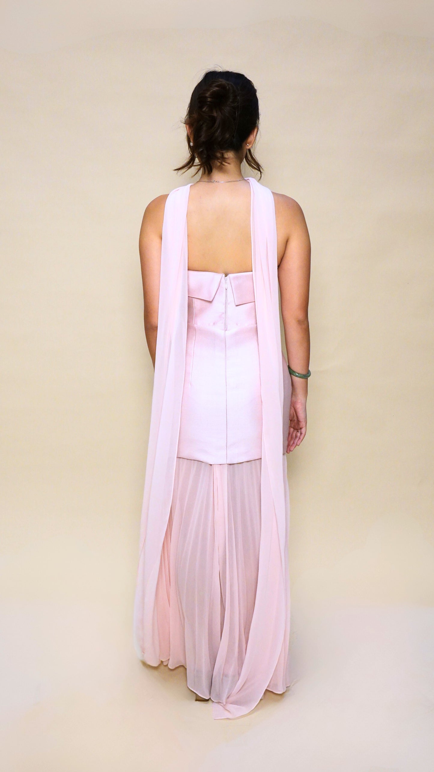 Mike Yapching | 3pc tube gown with sash