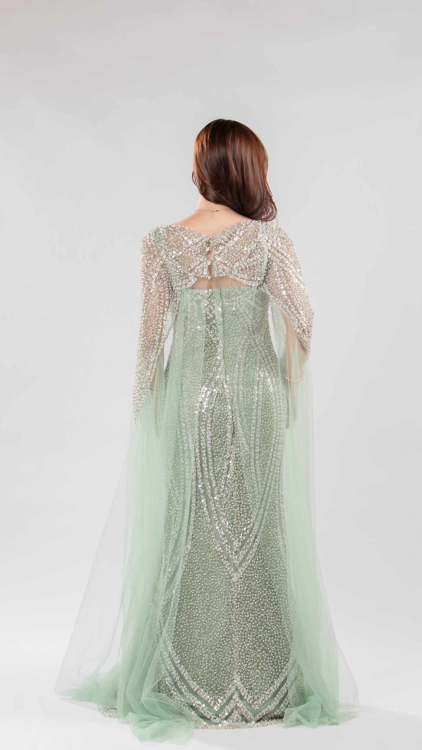 Allen Soco | Fully beaded gown