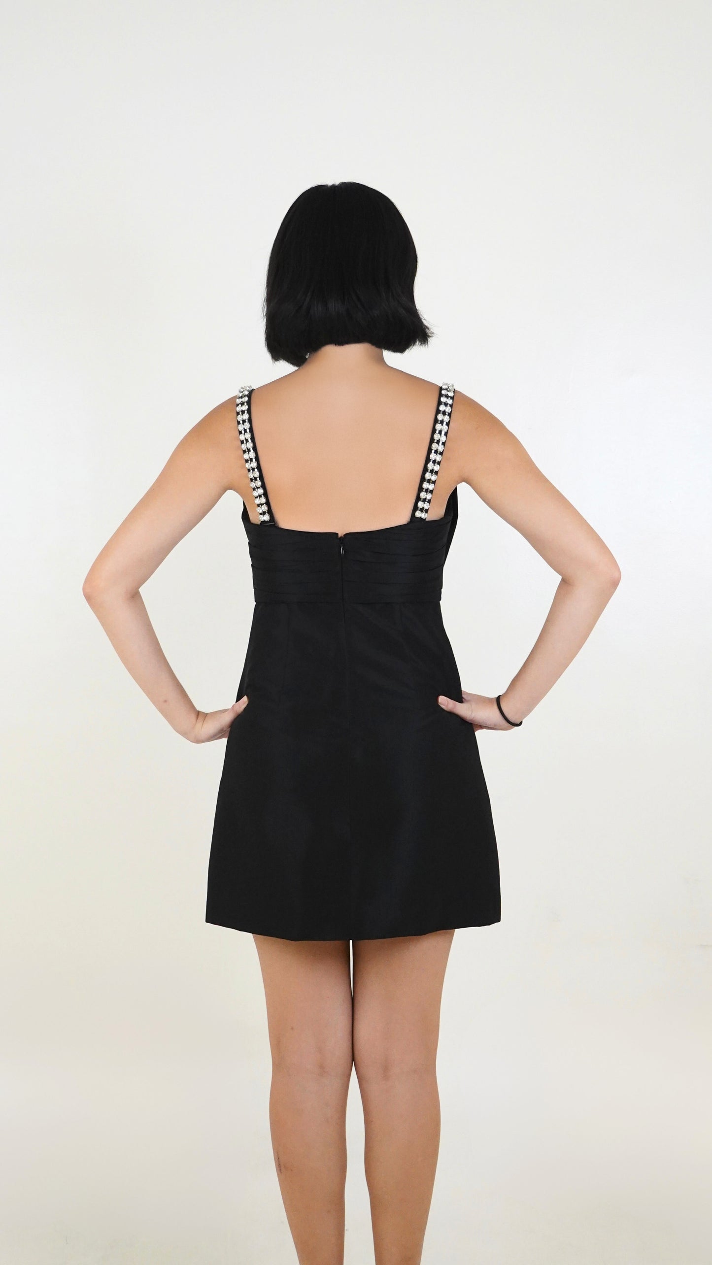 Self Portrait | Taffeta Bow Mini Dress