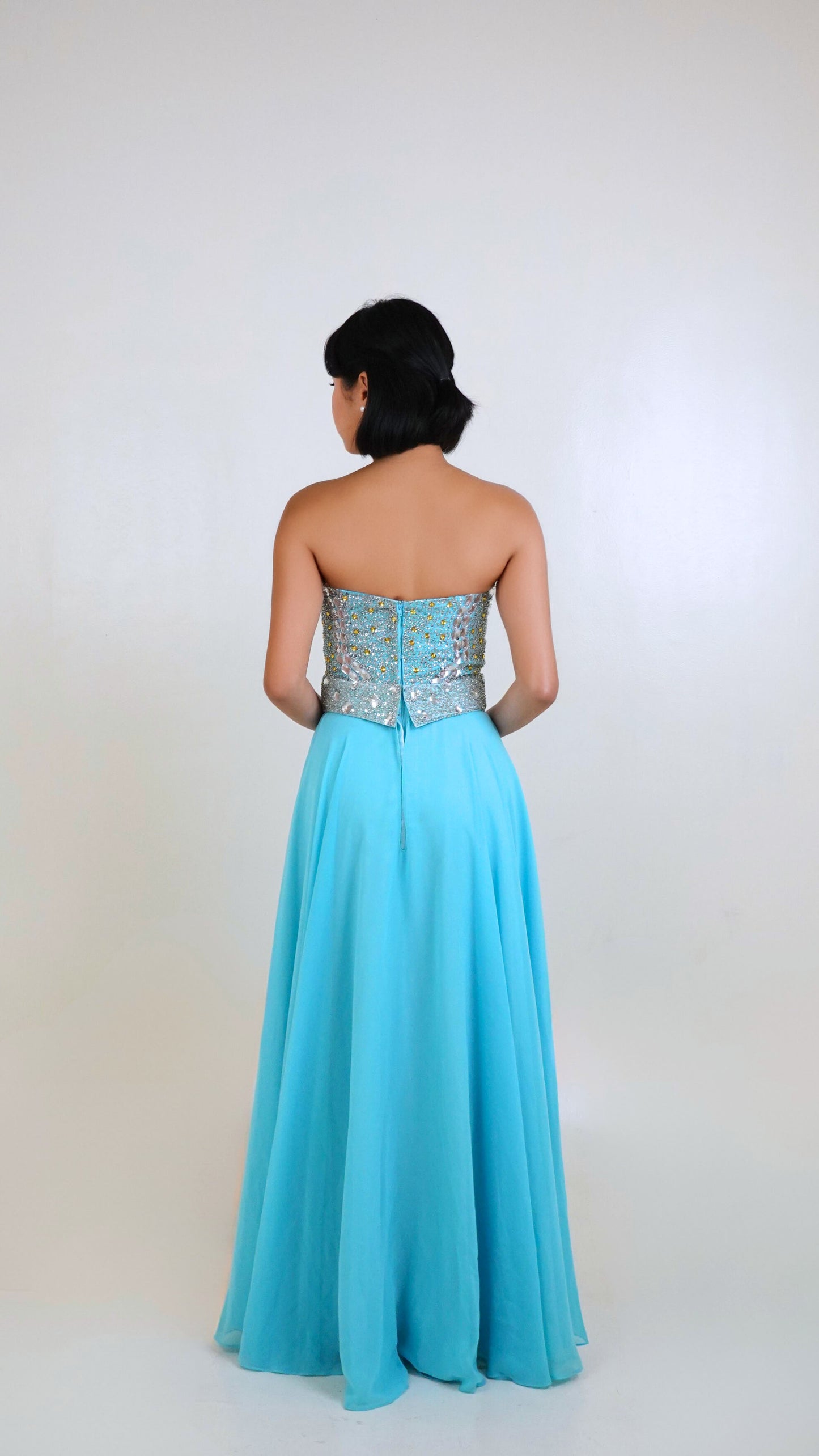 Wendell Quisido | Beaded Tube Maxi Dress