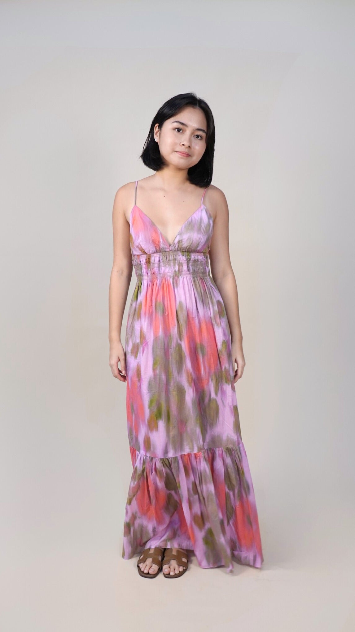 ZARA | Tie-dye maxi dress