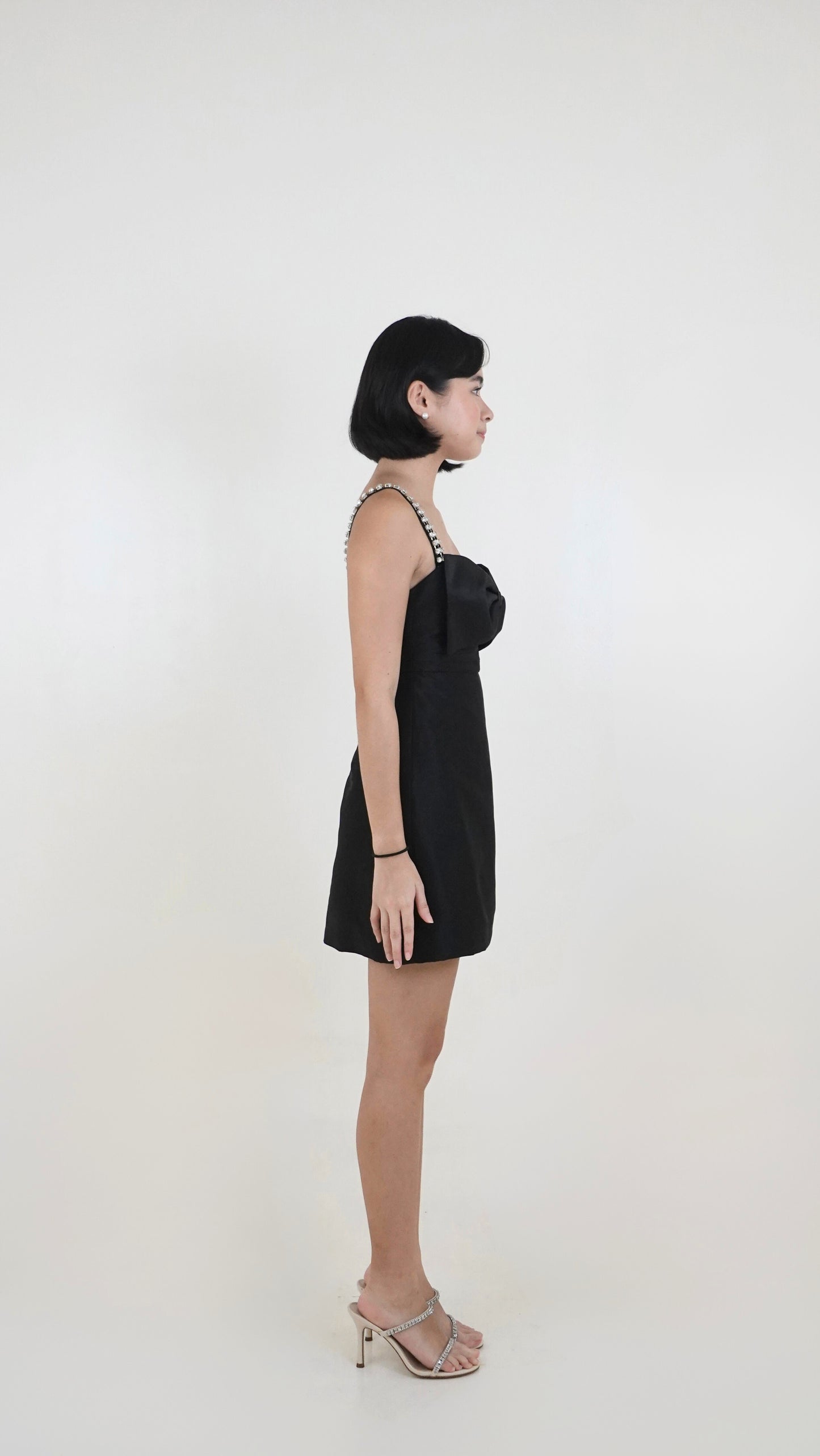Self Portrait | Taffeta Bow Mini Dress