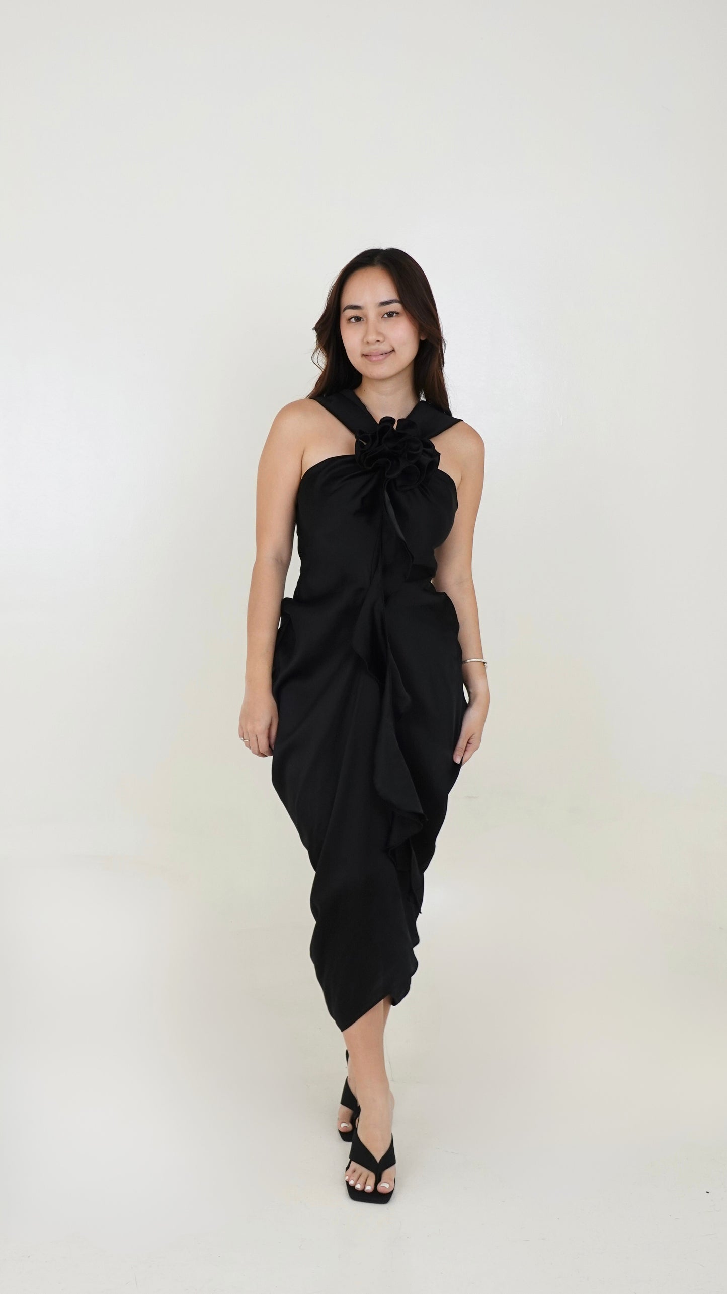 Must Hav | Halter Ruffle Dress