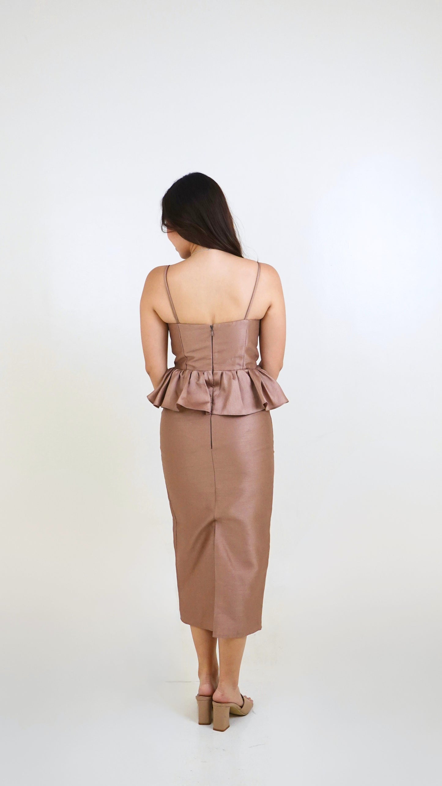 Zoo the label | Satin Midi Dress