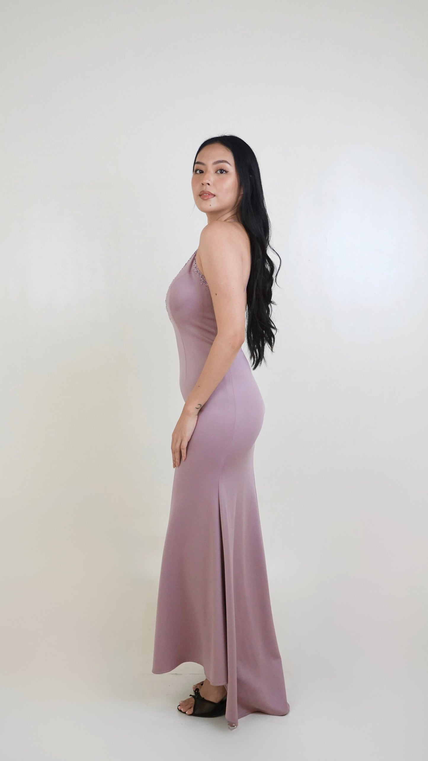 Marichu Tan | Beaded V-Neck Gown