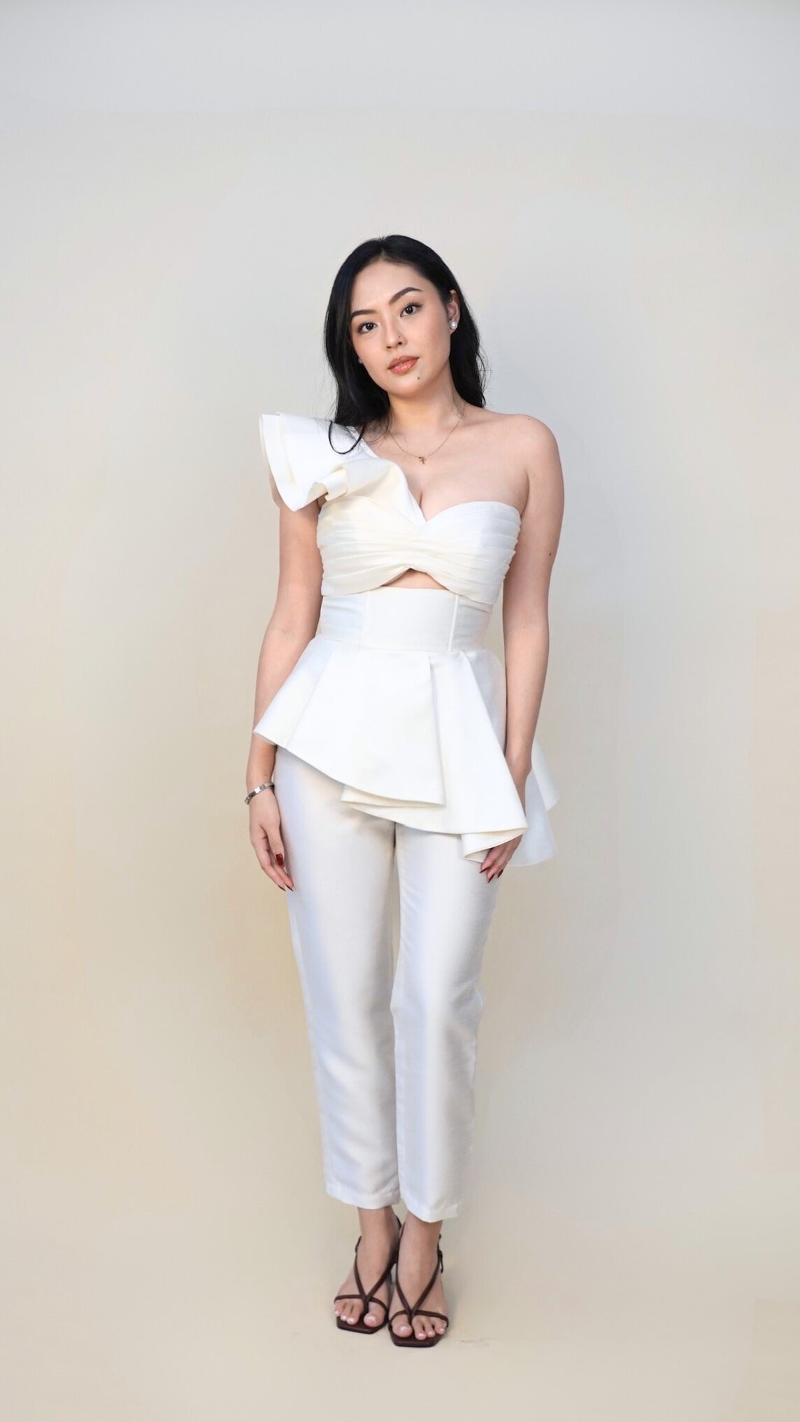 Ronald Enrico | Peplum jumpsuit