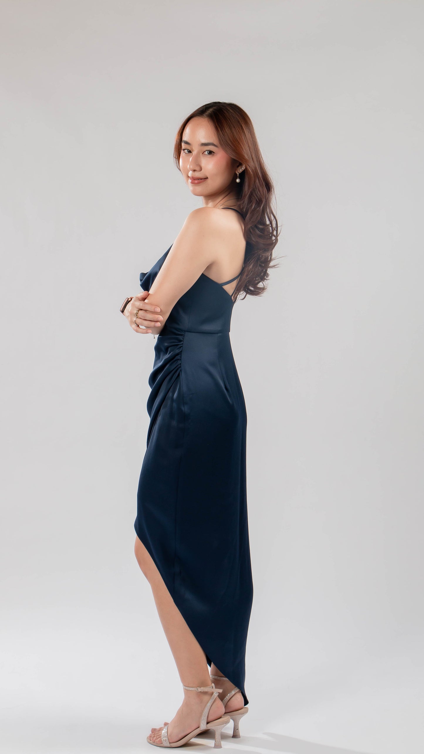 Ever New | Cowl Neck Midi Dress