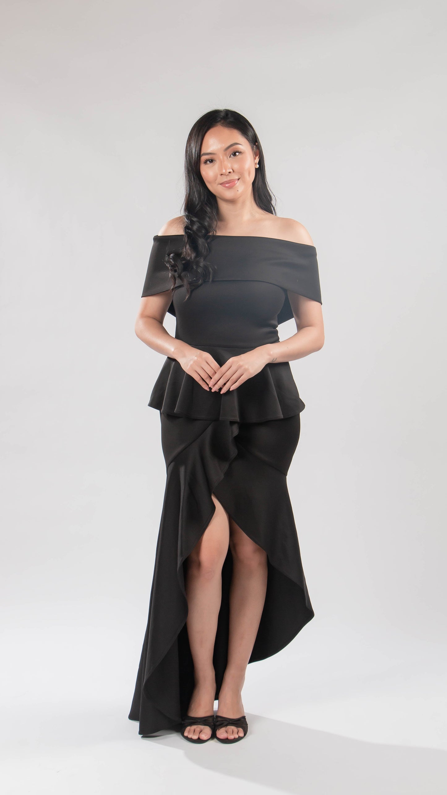 Off shoulder mermaid gown
