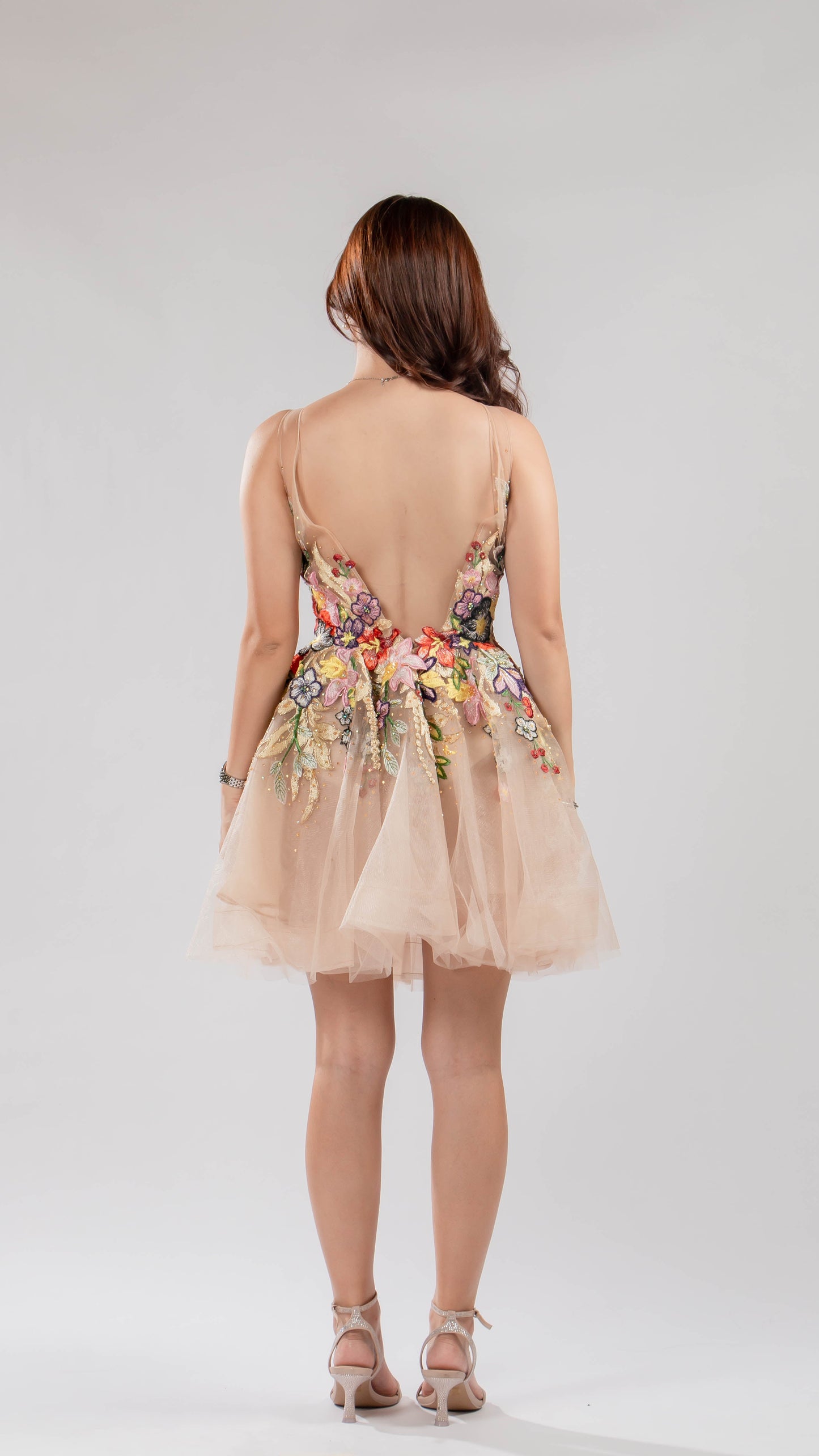 Harley Ruedas | Floral cocktail dress