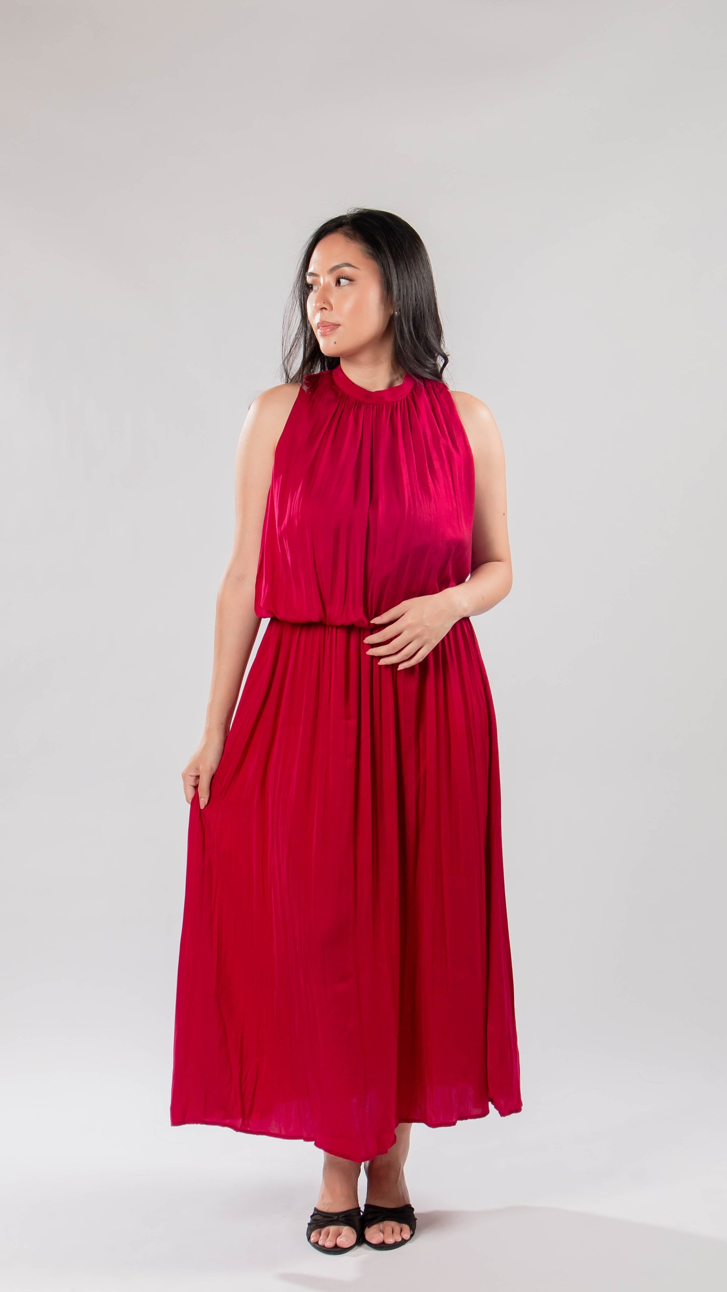 ZARA | Pleated dress