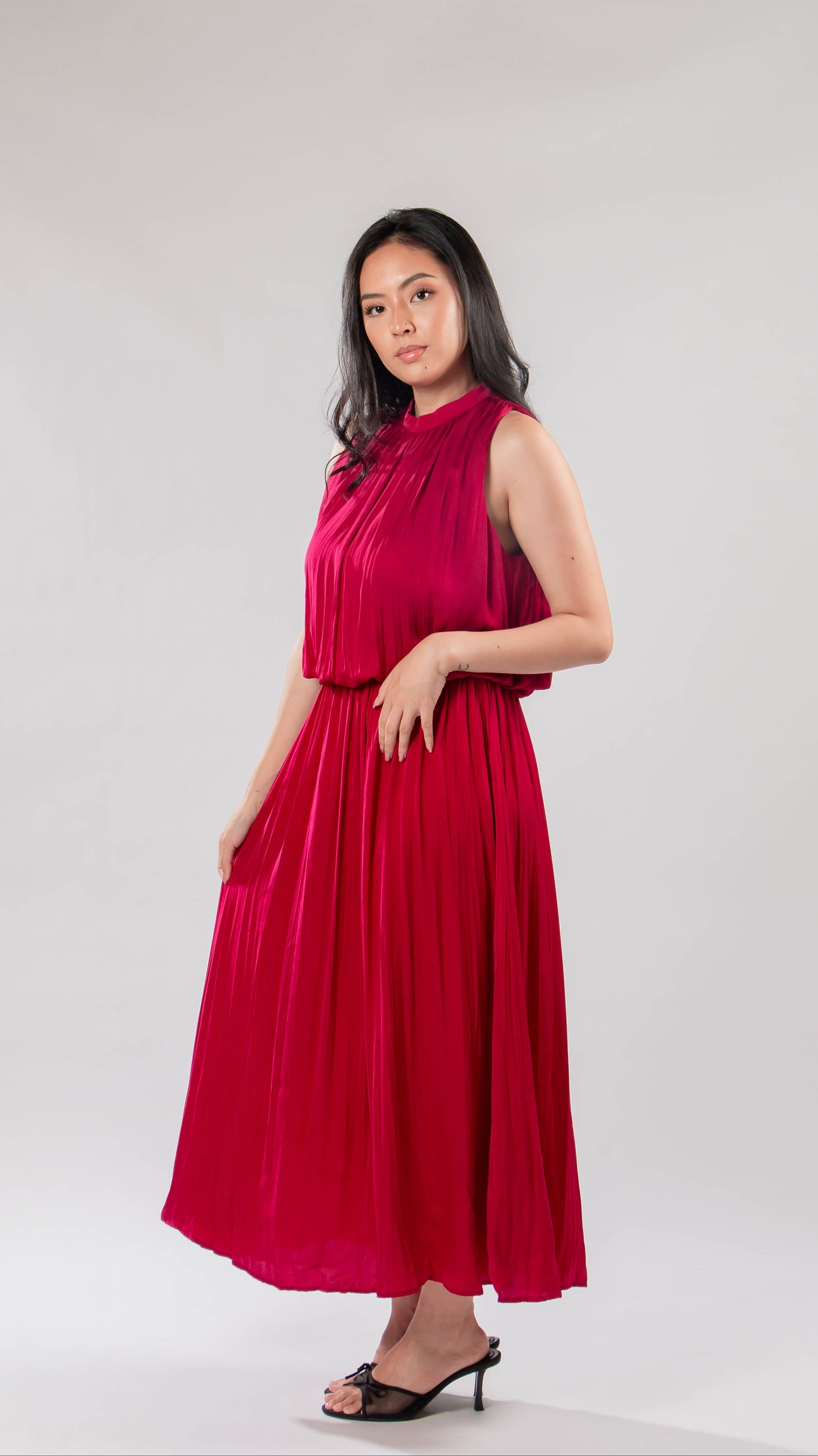 ZARA | Pleated dress