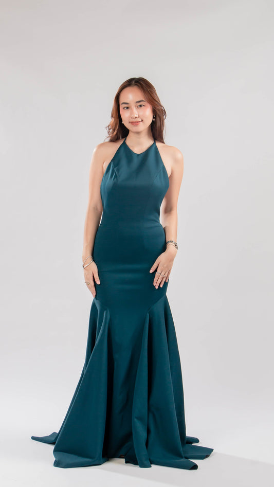 Anthony Romoff | Halter mermaid gown