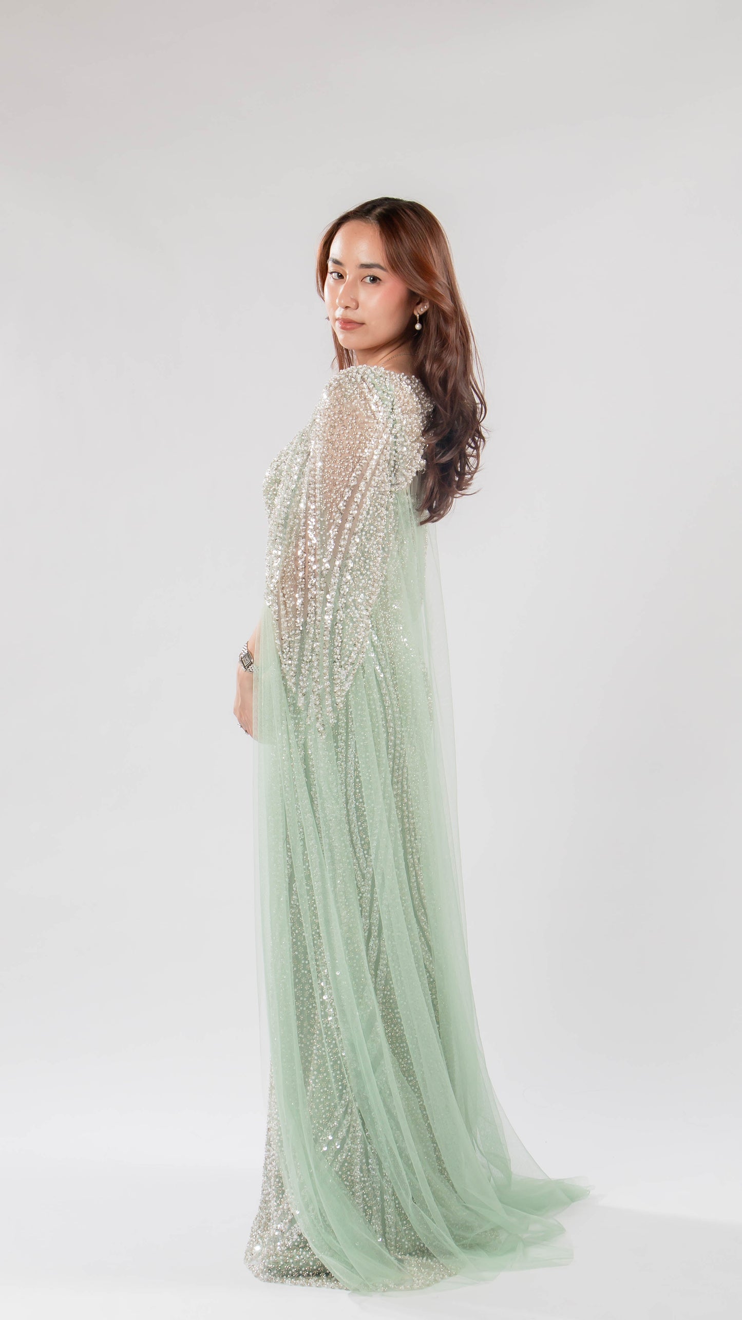 Allen Soco | Fully beaded gown